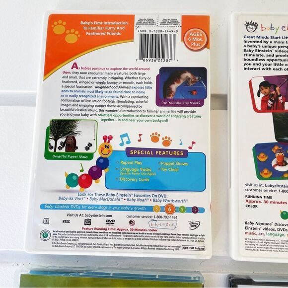 Lot of Baby DVD’s/Music CD’s Baby Einstein, Nursery Rhymes, Puppy Party, Sesame - Picture 8 of 10